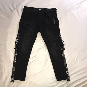 Denim Biker Jeans